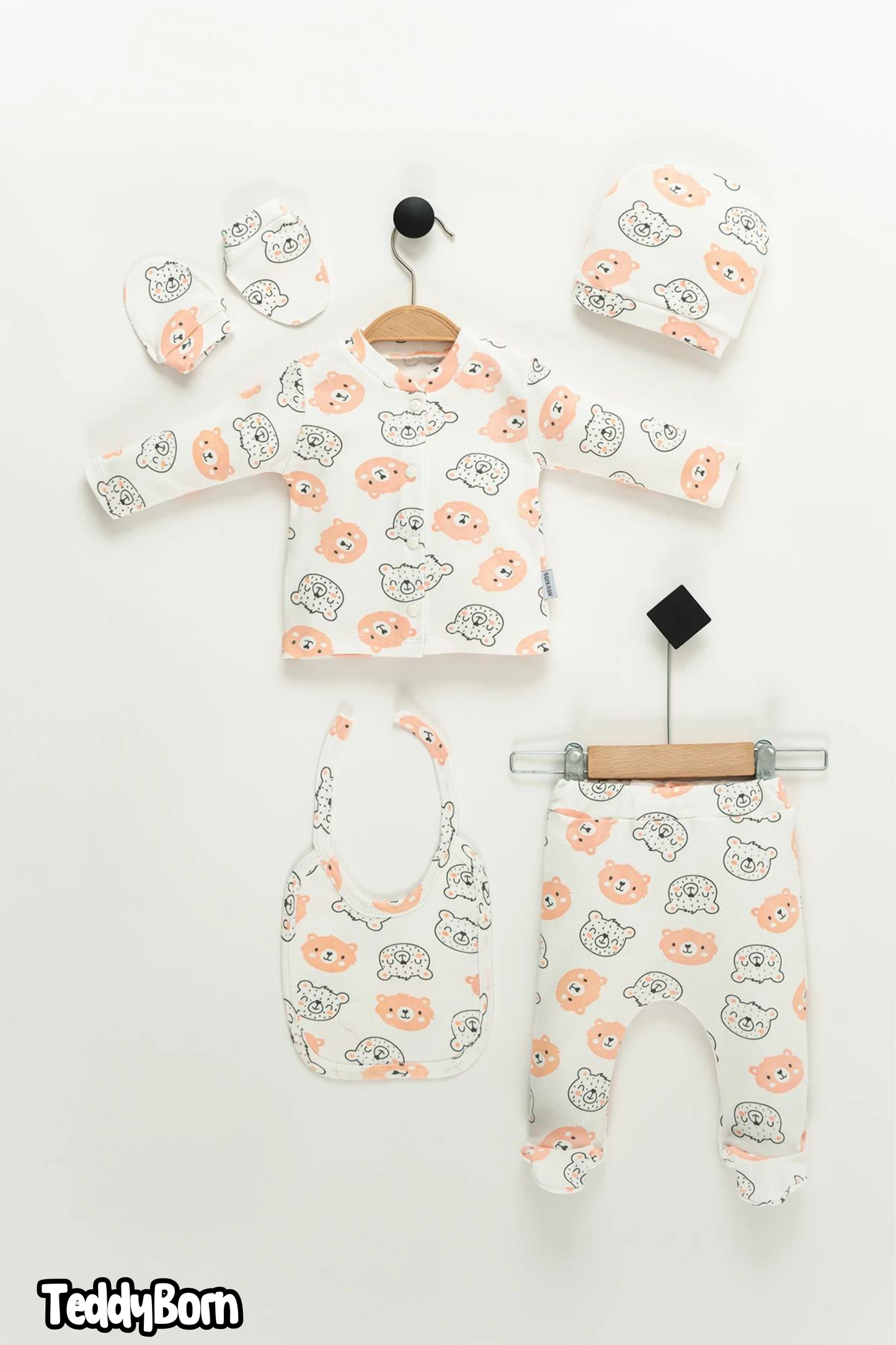 NewBorn 0-3 Months Cloudy Comfort 5-Piece Set x Nuekids